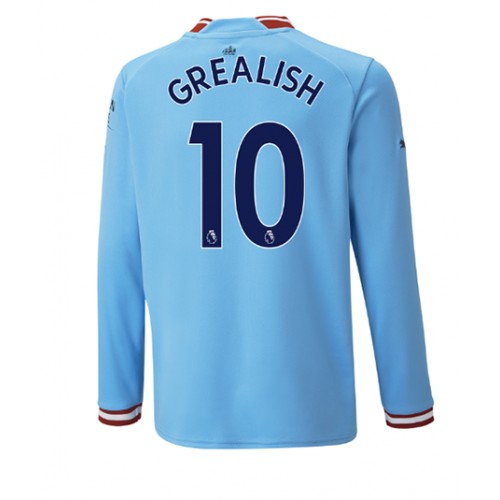 Dres Manchester City Jack Grealish #10 Domaci 2022-23 Dugi Rukav